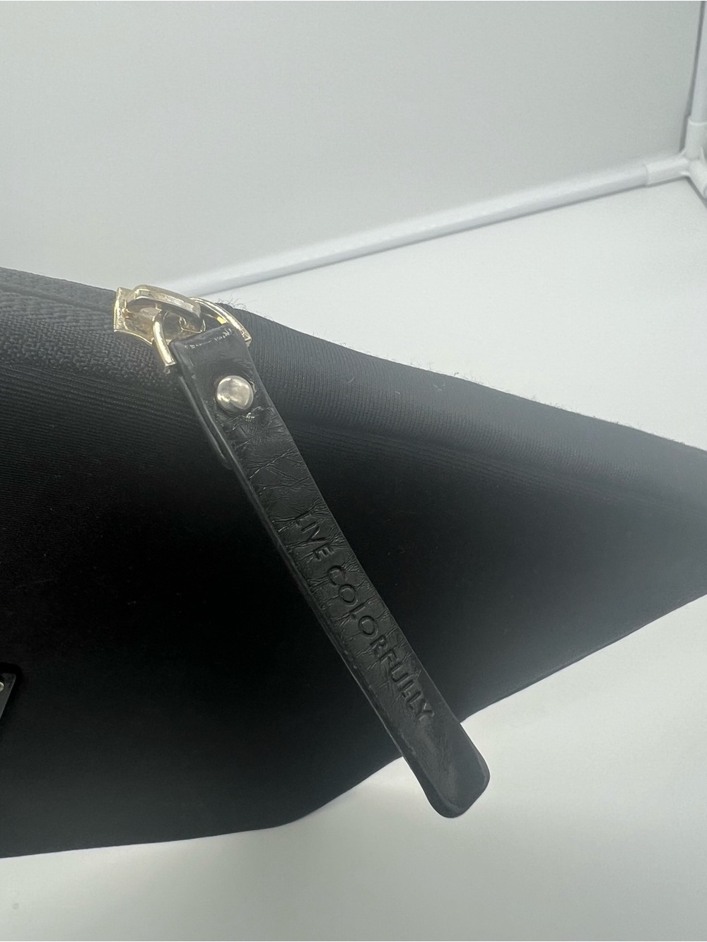 KATE SPADE NEW YORK Out Of Office Black Neoprene iPad Sleeve Tablet Small Clutch - Picture 5 of 9